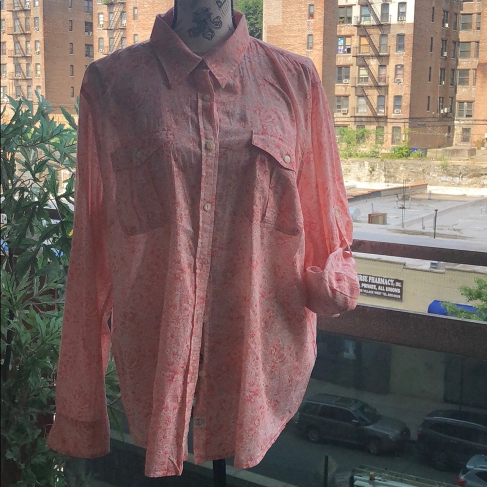LRL Floral long sleeve shirt